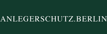 Anlegerschutz Berlin